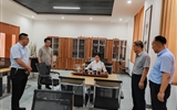 西北師范大學(xué)梁旺兵一行來(lái)?？疾熘笇?dǎo)