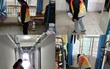 經(jīng)濟(jì)管理系青年志愿者協(xié)會組織開展進(jìn)宿舍消毒活動(dòng)